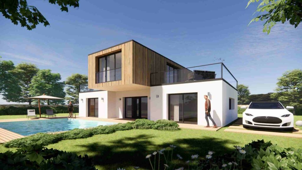 Modele Maison Toit Plat